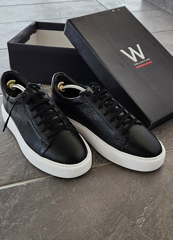 W Collection 41 Numara Siyah Erkek Sneaker 