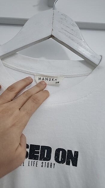 m Beden Manuka Beyaz Tunik Tişört