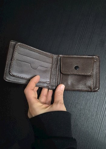 Kahverengi Kareli Erkek Cüzdanı - Görsel 4