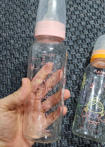 Renkli Bebek Biberonları 2'li Set - Görsel 2