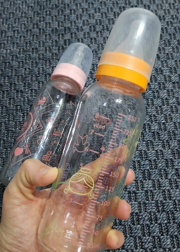 Renkli Bebek Biberonları 2'li Set - Görsel 3