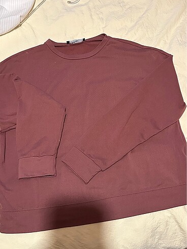 LCW sport mürdüm rengi sweatshirt