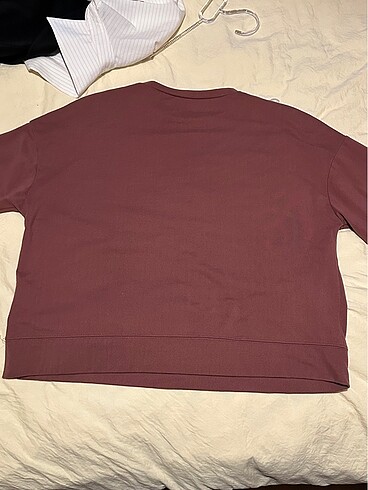s Beden mor Renk LCW sport mürdüm rengi sweatshirt