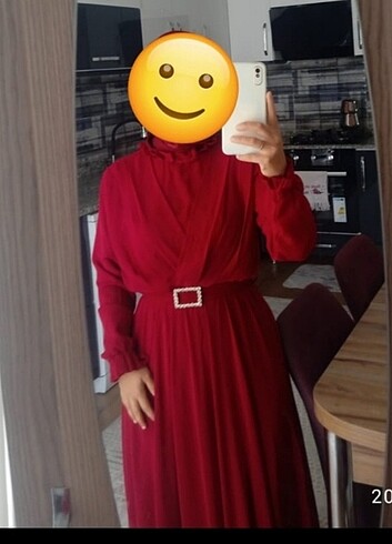 Tesettür şifon abiye 