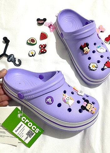 36 Beden mor Renk Crocs Lila