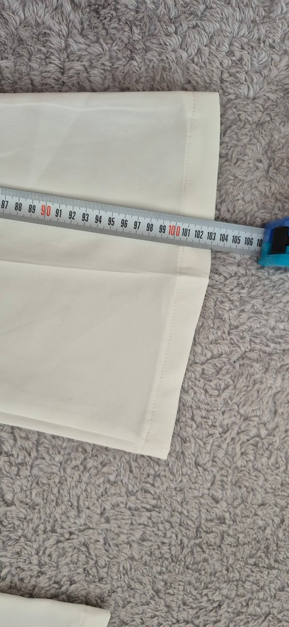 Beyaz Midi Kadın Pamuk Kumaş Pantolon - Görsel 4