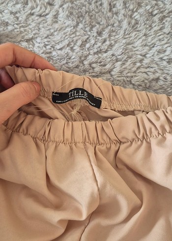 Bej Kadın paraşüt Pantolon - Görsel 2