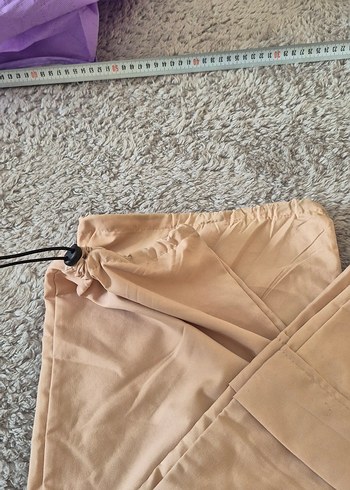 Bej Kadın paraşüt Pantolon - Görsel 3