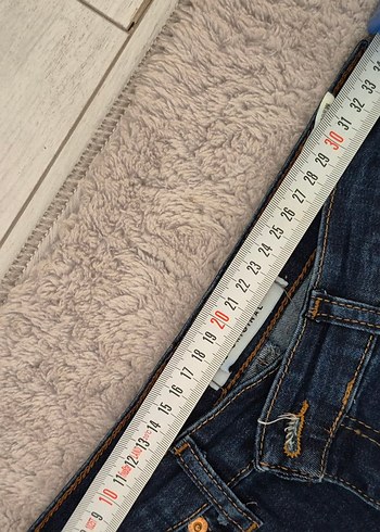 Kadın Lacivert Midi Kot Pantolon - Görsel 3