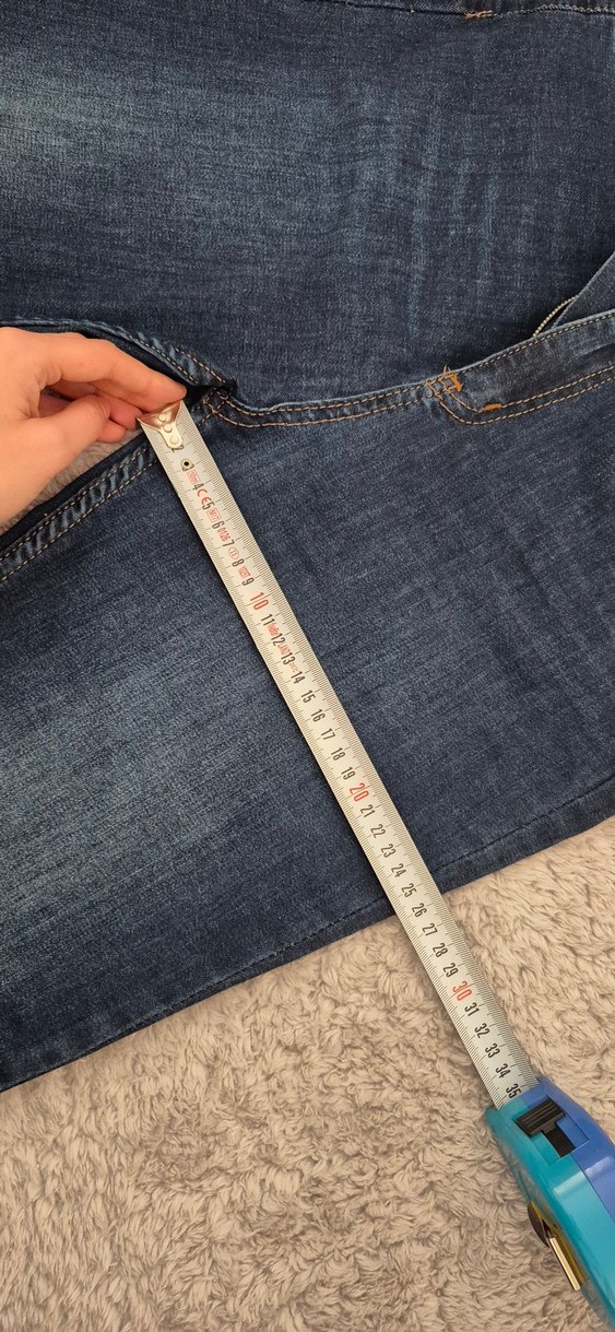 Kadın Lacivert Midi Kot Pantolon - Görsel 2