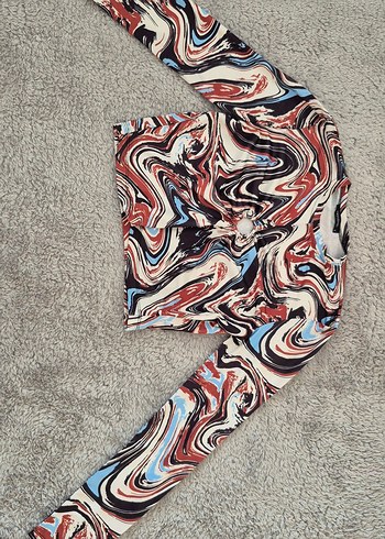 Uzun Kollu Bağlama Desenli Kadın Bluz - Görsel 3