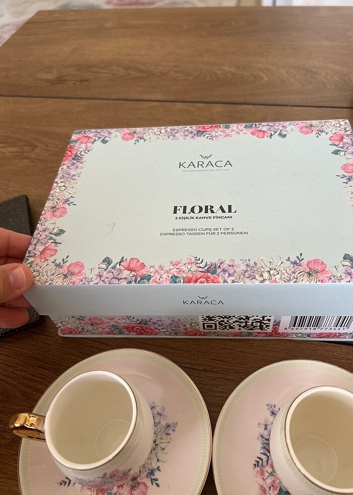 Karaca floral fincan - Görsel 5