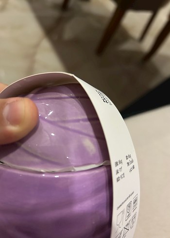 Mor Maske Takmış Figürlü Kupa - Görsel 4