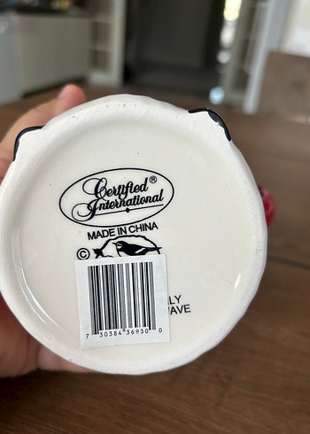 Kırmızı Noel Baba Temalı Seramik Kupa - Görsel 3