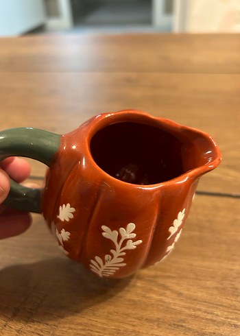 Balkabağı Desenli mini Seramik Sürahi - Görsel 4