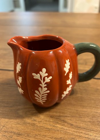 Balkabağı Desenli mini Seramik Sürahi - Görsel 5