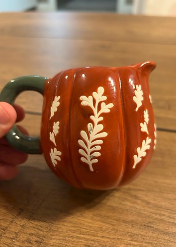 Balkabağı Desenli mini Seramik Sürahi - Görsel 2