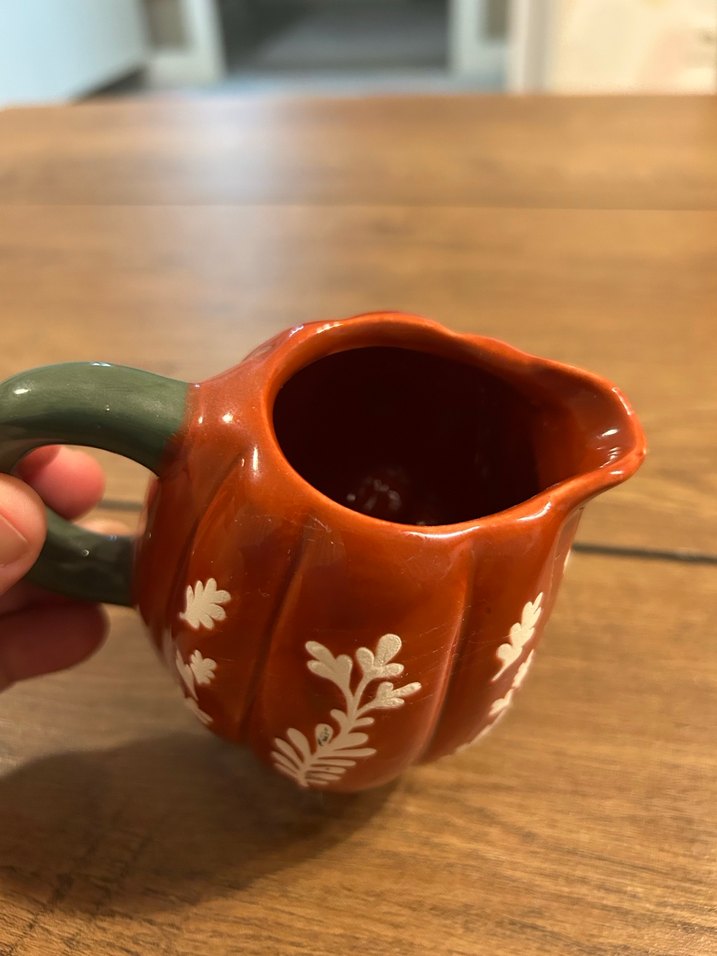 Balkabağı Desenli mini Seramik Sürahi - Görsel 4