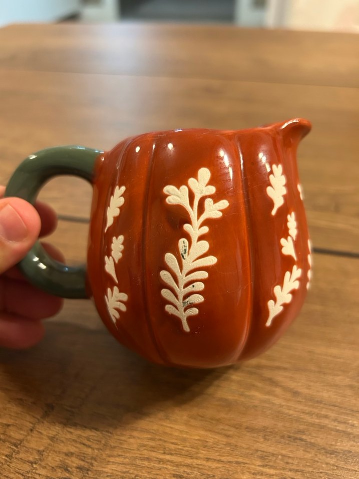 Balkabağı Desenli mini Seramik Sürahi - Görsel 2