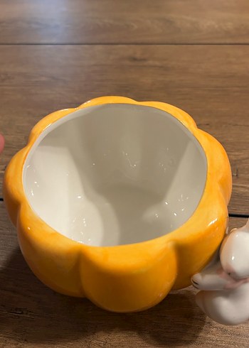 Sarı Kabak ve Tavşan Figürlü Dekoratif Kutu - Görsel 3