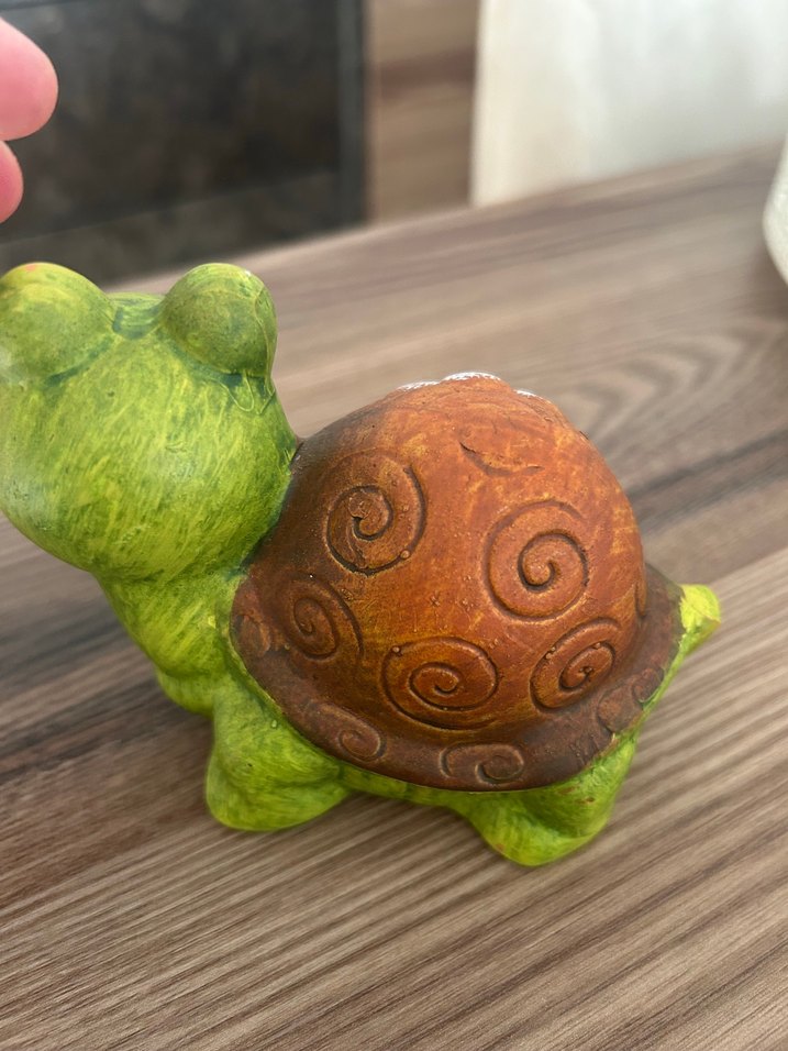 Renkli Kaplumbağa Figürü - Görsel 4