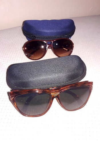 2 Adet Vintage Kadın Güneş Gözlüğü - Görsel 6