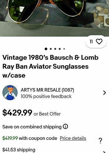 Amerikan Ray-Ban B&L Güneş Gözlüğü - Görsel 7