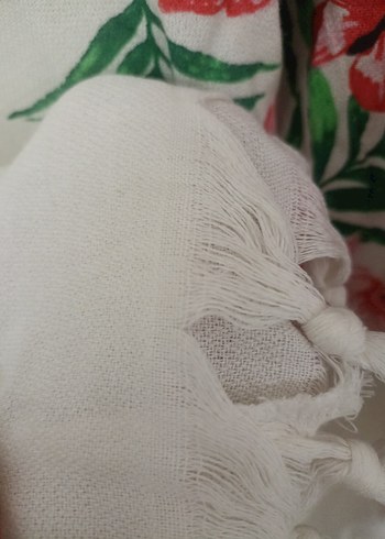 Çiçek Baskılı Bohem plaj elbisesi Tunik - Görsel 6