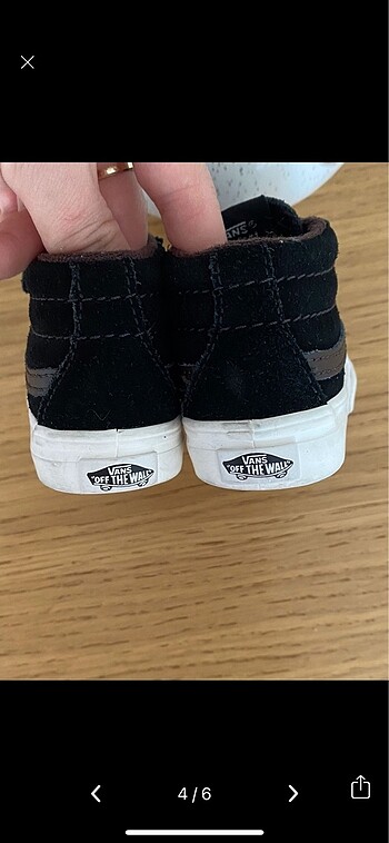 21 Beden siyah Renk Vans spor ayakkabı