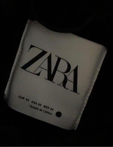 xs Beden siyah Renk Zara deri biker ceket