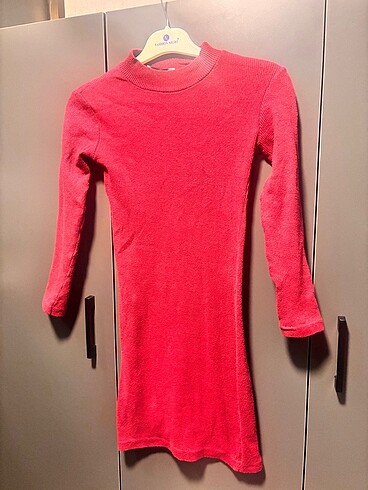 Trendyol & Milla Bordo elbise