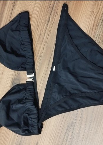 Siyah Strappy Mini İç ÇamaşırıTakımı - Görsel 2
