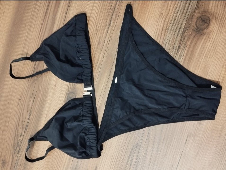 Siyah Strappy Mini İç ÇamaşırıTakımı - Görsel 2