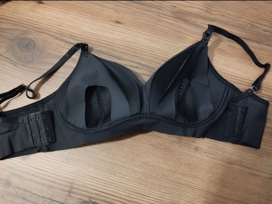 Siyah Spor Atlet Sütyen Emzirme - Görsel 2