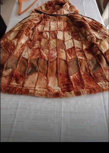 Kahverengi Süet Kürklü Uzun Kadın Kaban gerçek fiyatı 15bin - Görsel 3