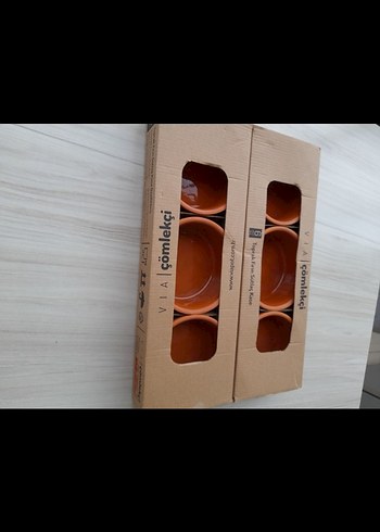 Toprak Fırın Sütlaç Kase Seti 6'lı içi cilalı rahat kullanım - Görsel 2