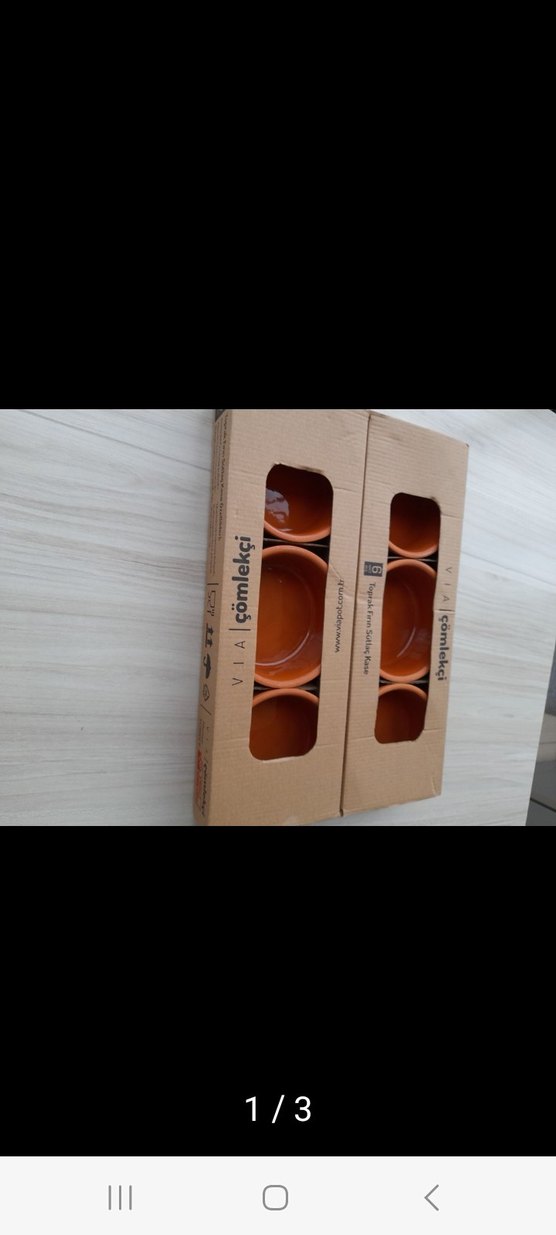 Toprak Fırın Sütlaç Kase Seti 6'lı içi cilalı rahat kullanım - Görsel 2