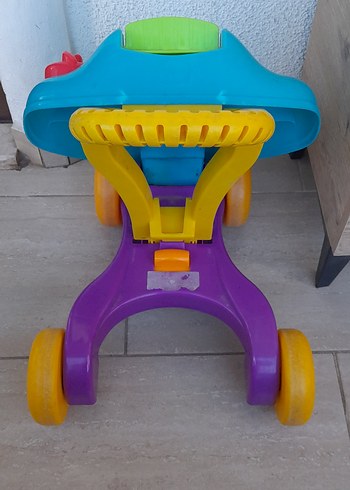 Renkli Mavi ilk adım arabası - Görsel 2