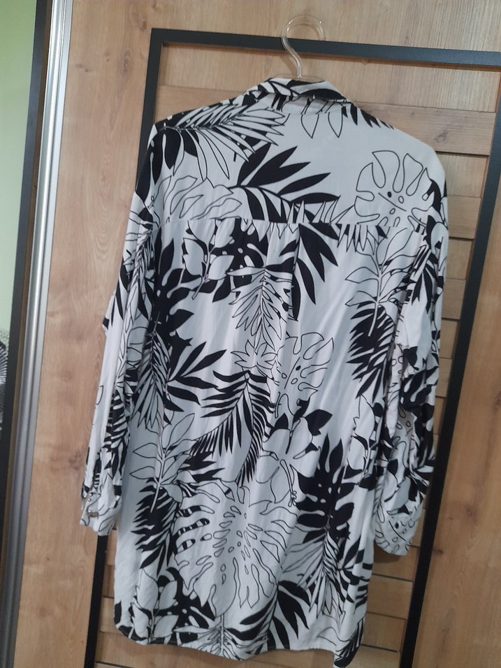 Desenli Uzun Kollu Kadın Gömlek - Görsel 3