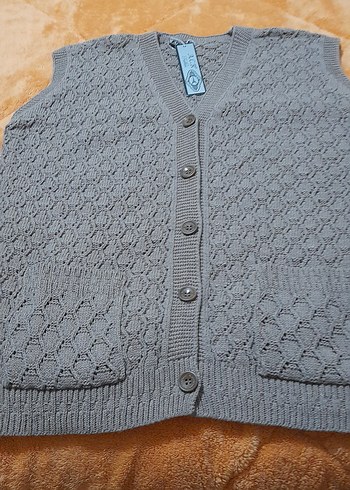 Vizon Örgü Kadın standart yelek - Görsel 3