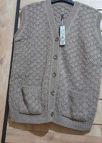 Vizon Örgü Kadın standart yelek - Görsel 6