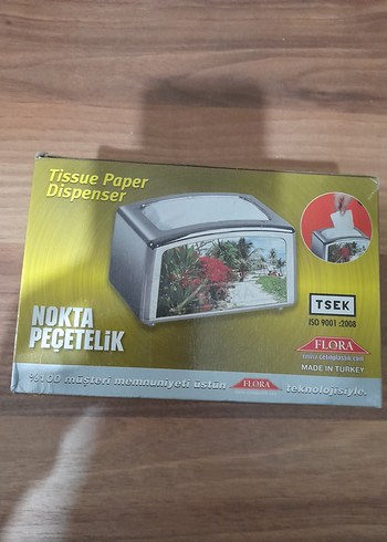 Gri Nokta Peçetelik Kağıt Dispenseri