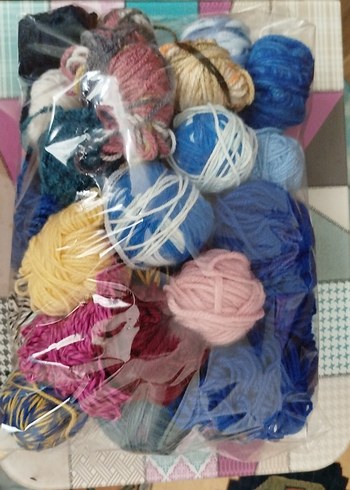 Çeşitli Renklerde El İşi İplikler - Görsel 11