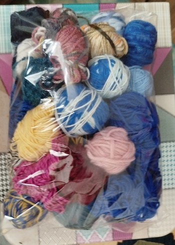 Çeşitli Renklerde El İşi İplikler - Görsel 12