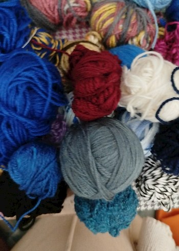 Çeşitli Renklerde El İşi İplikler - Görsel 4