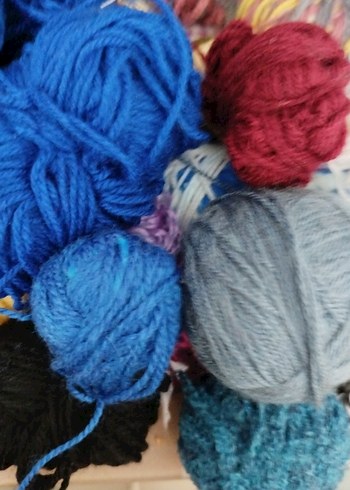 Çeşitli Renklerde El İşi İplikler - Görsel 10