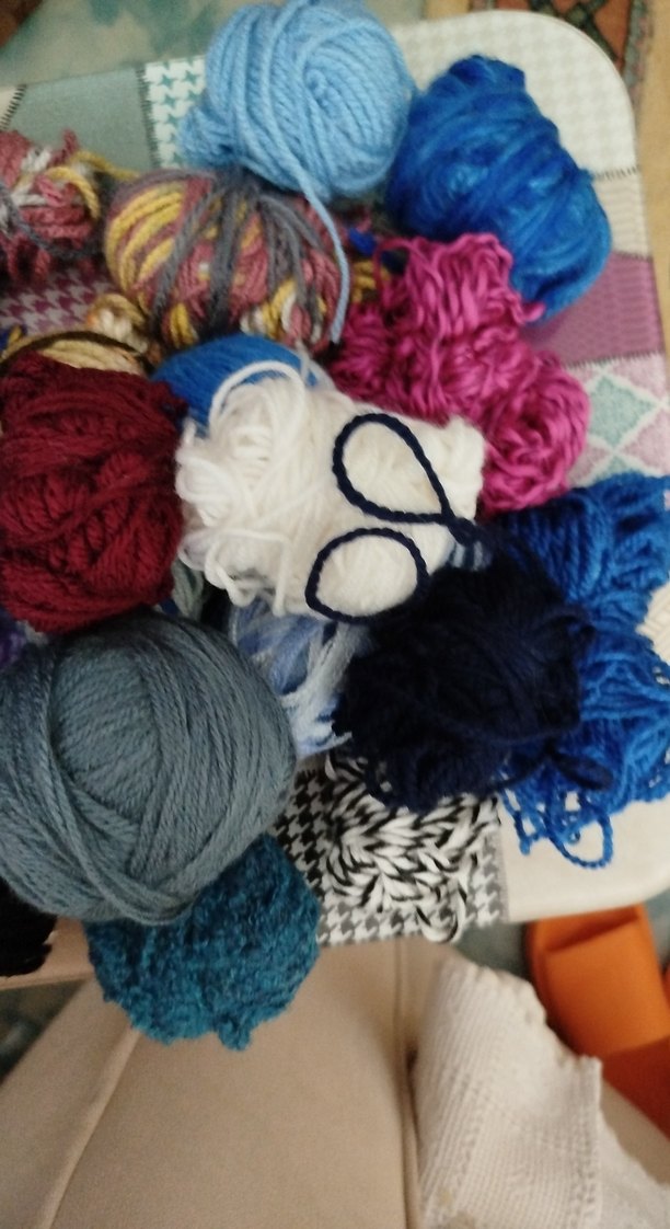 Çeşitli Renklerde El İşi İplikler - Görsel 5