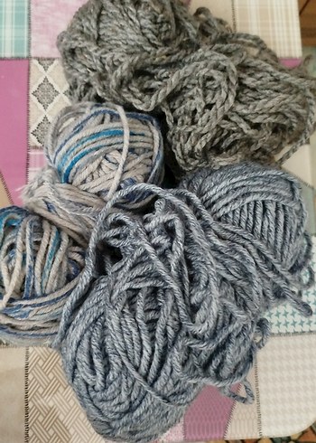 Bohem Tarzı El İşi Yün İplik Seti - Görsel 4