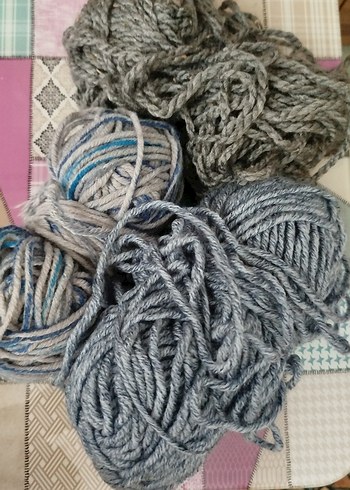 Bohem Tarzı El İşi Yün İplik Seti - Görsel 6