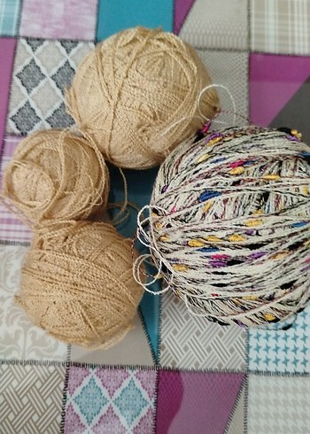 Bohem Tarzda El İşi İplik Topları - Görsel 6